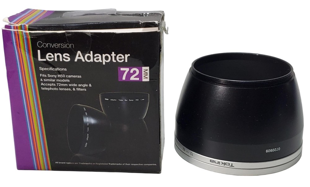 Vivitar Conversion Lens Adapter For Sony H50 Cameras