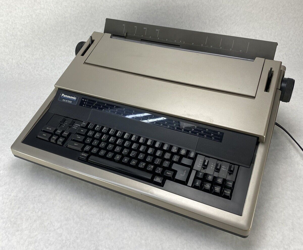 DEFECTIVE Panasonic KXE7000 Electric Typewriter G3D