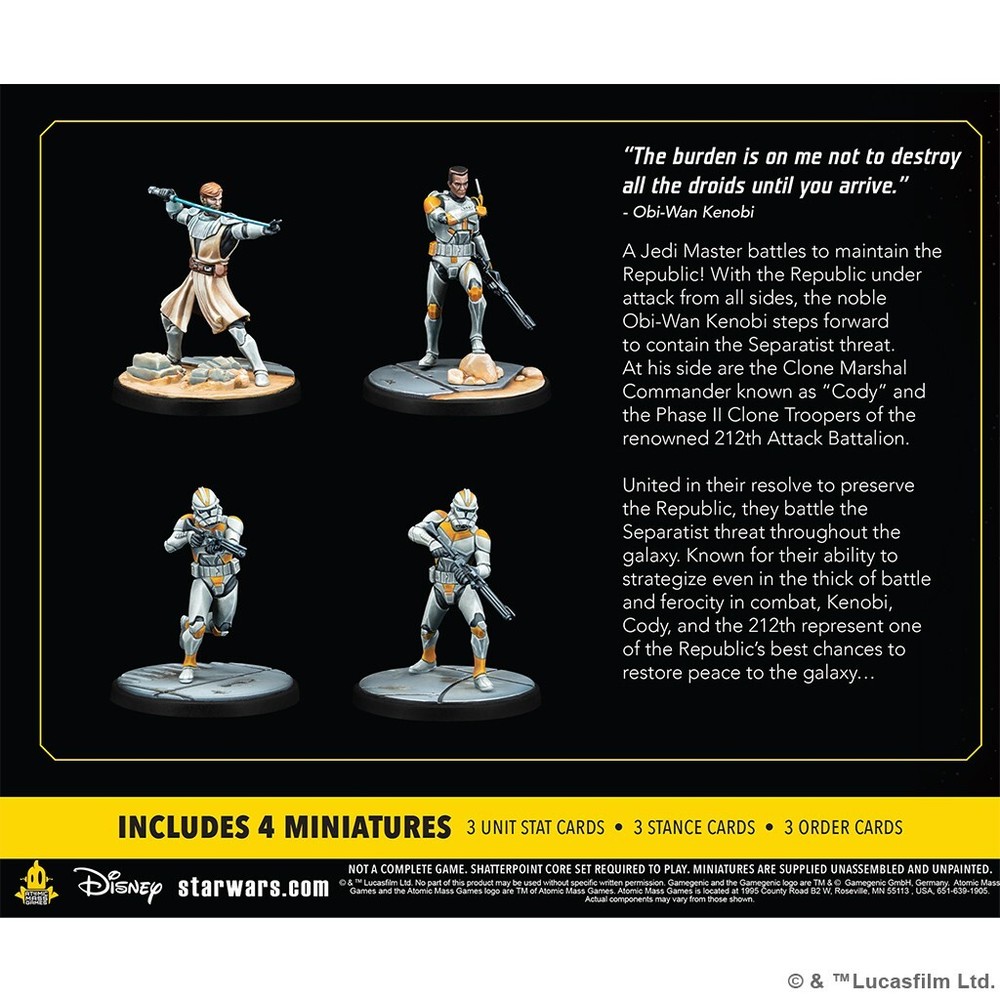 Hello There: General Obi-Wan Kenobi Squad Pack Star Wars: Shatterpoint