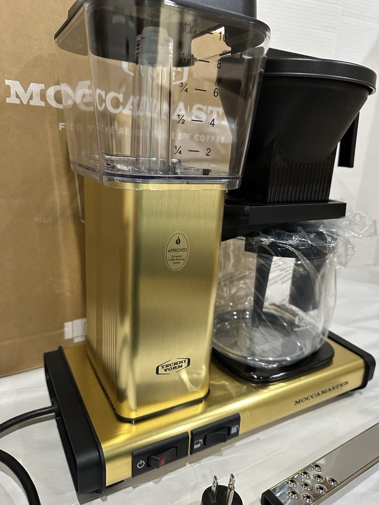 Technivorm MOCCAMASTER KBGV Coffee Maker Machine Brushed gold