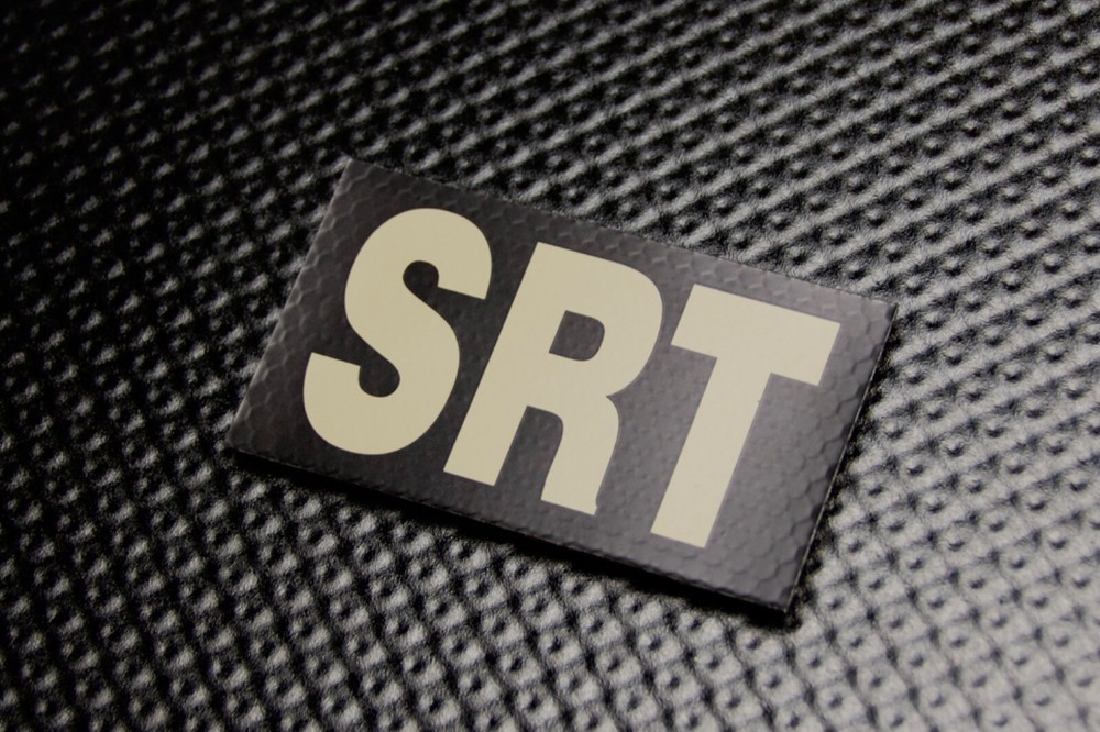 Infrared SRT Patch Black & Tan Special Response Reaction Team Corrections Prison