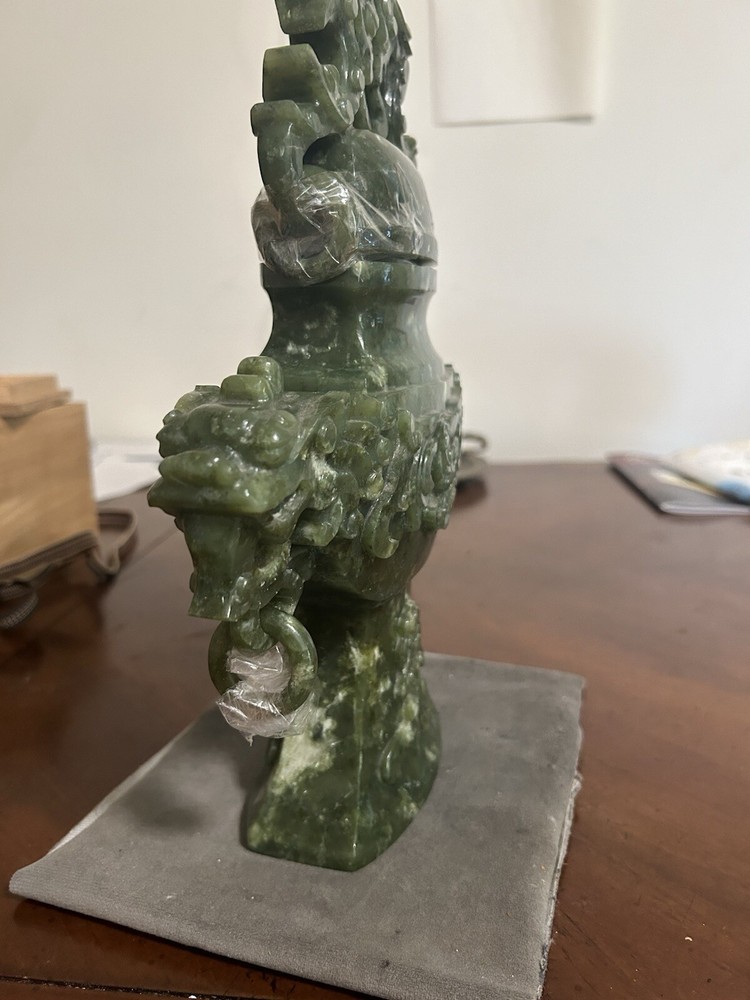 Green Jade Carved