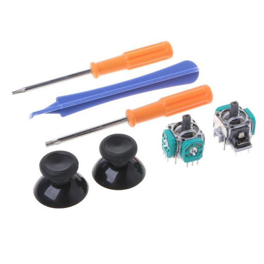 3D Analog Thumb Stick Sensor Joystick Caps Tools Kit for Xbox One Controller