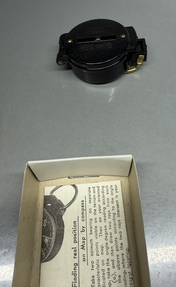 Vintage Lensatic Compass ~ Japan ~ In Box
