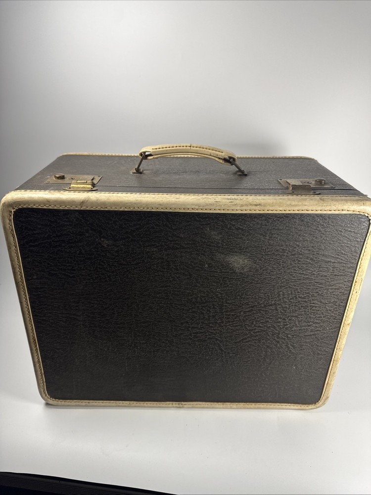 Vintage White Rotary Sewing Machine w/ Case Untested