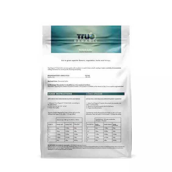 5 lbs. Organic Prilled Sulfur Soil Acidifier
