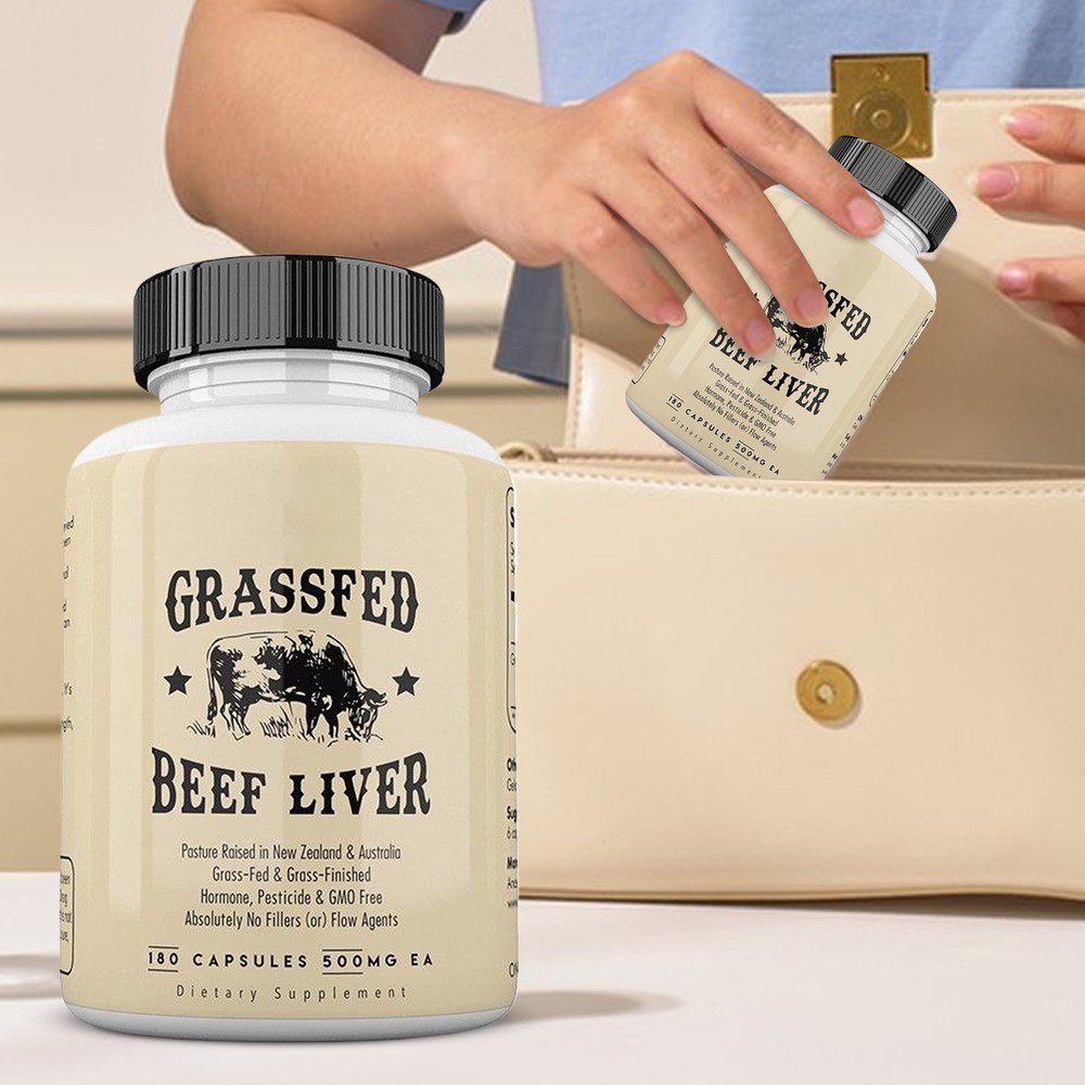 Supplements Grass Fed Beef Liver 180Caps