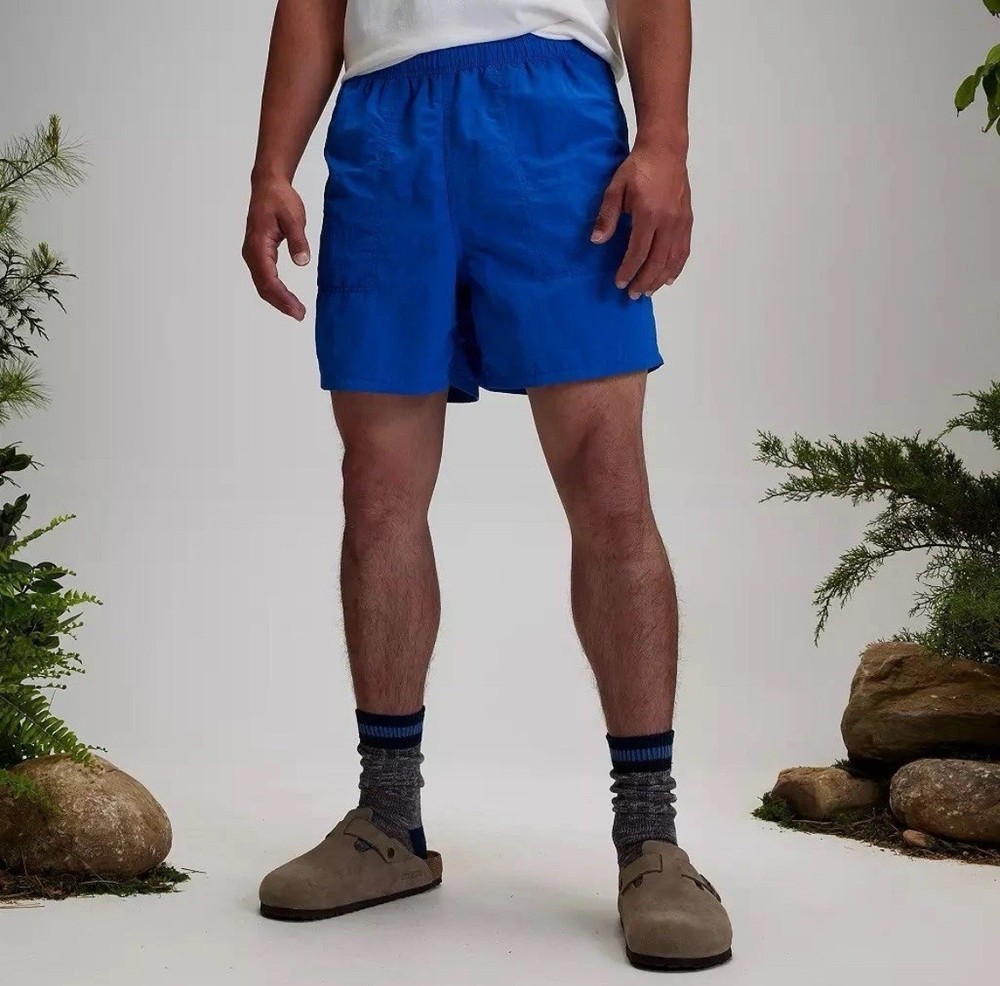 NWT Alpine Design Men's 5" Pull-On Short - Small- Blue Infusion