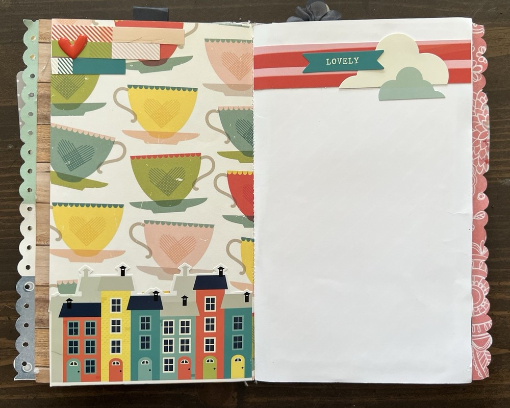 Handmade Starbucks Junk Journal Paper Bag Scrapbook