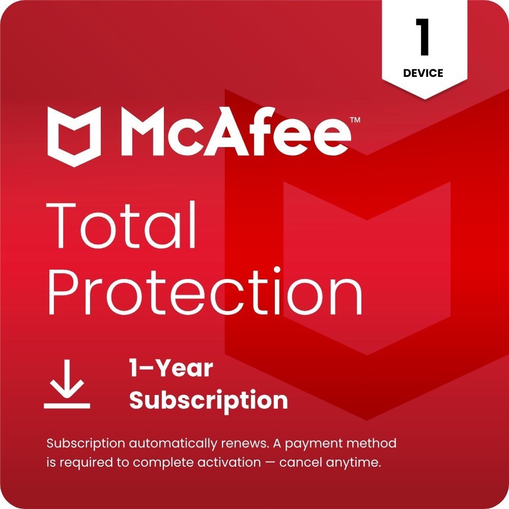 McAfee Total Protection 2026 | 1 Device | Direct from McAfee |