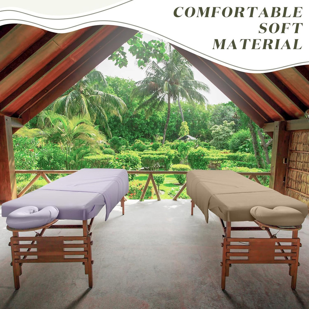 24 Pcs 8 Sets Massage Table Sheets Set Include Massage Bed Sheets Massage Bed Co