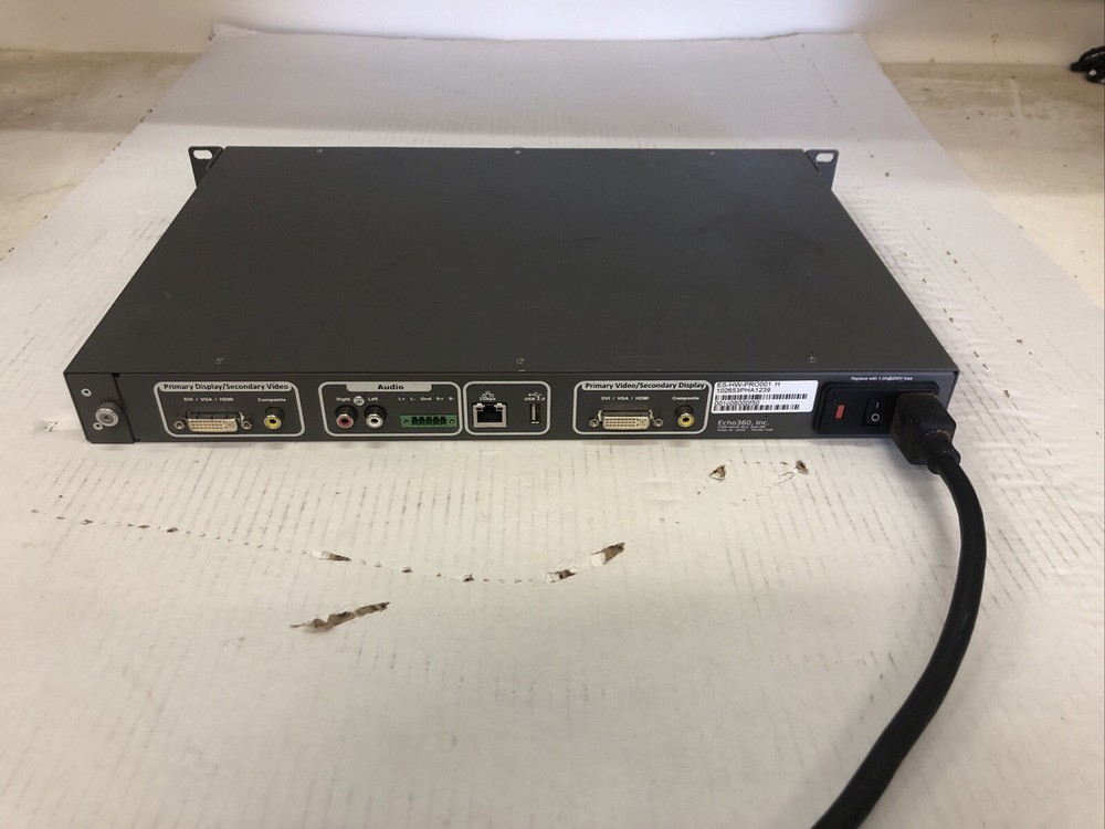 1 Used ECHO 360 ES-HW-PRO001 Classroom Capture Device