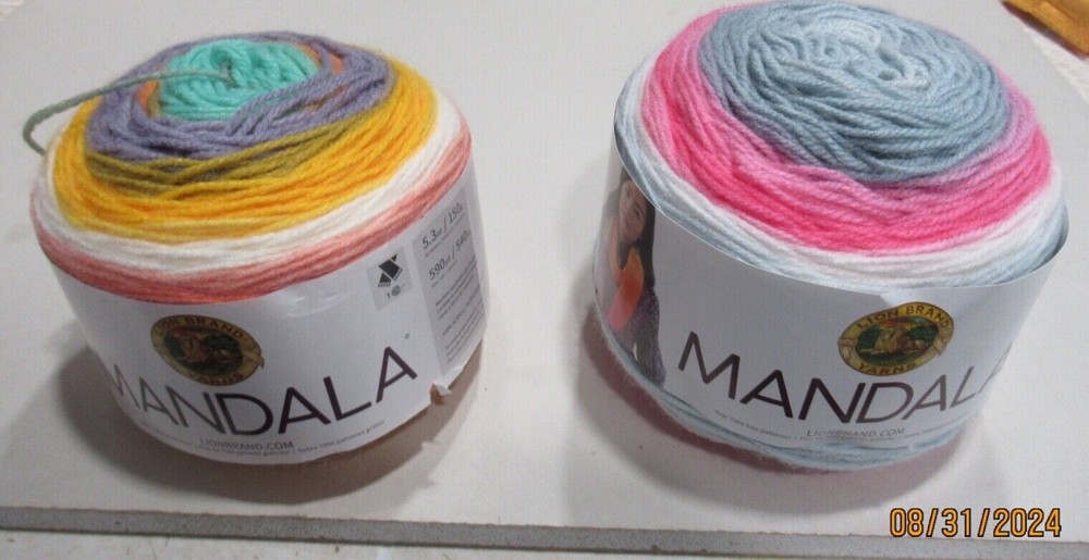 LION BRAND..MANDALA..  pixie or unicorn