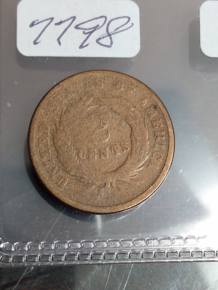 1865 2 CENT PIECE