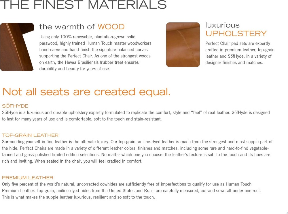 Human Touch PC-420 Dark Walnut Zero Gravity Perfect Chair Espresso Prem Leather
