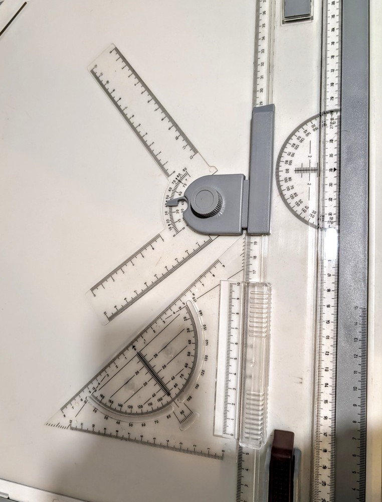 Portable Drawing Board Rapid A3 Multi-Function Metric Drafting Table NIB