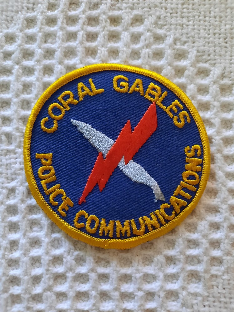 Coral Gables FL Police Communications Patch