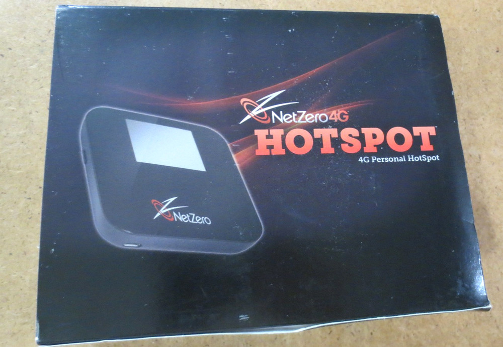 Net Zero 4G Hotspot NetZero - Model No. WIXFMM-122 - SOLD AS IS - NOT TESTED