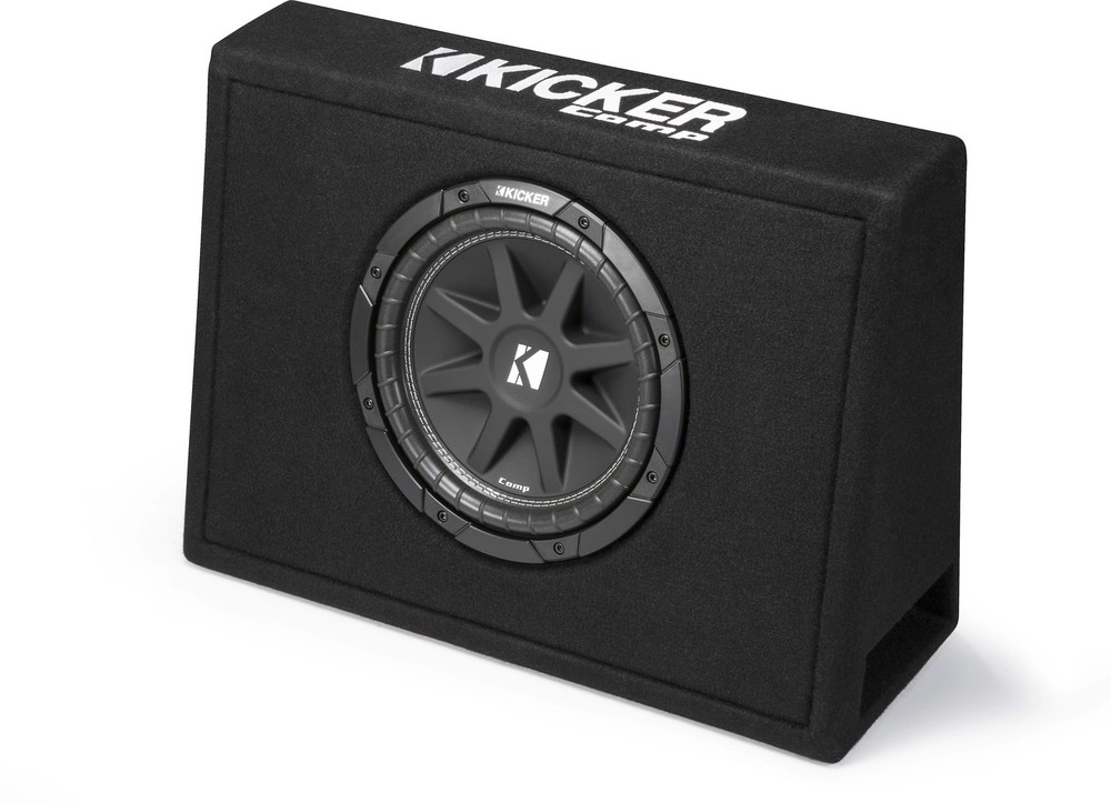 Kicker 43TC104 Single 10" Thin Ported Loaded Enclosure
