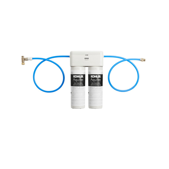 Kohler K-77686-NA Aquifer Double Cartridge Water Filtration System