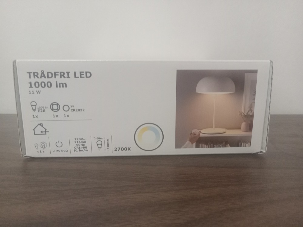 IKEA Tradfri LED 1000 Lumen Dimmable Light Bulb 11 Watt E26 Remote NIB