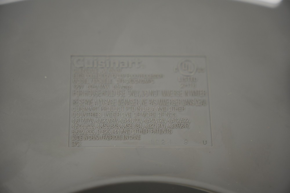 Cuisinart 12 Cup Food Processor Replacement Part: Bottom Base Plate