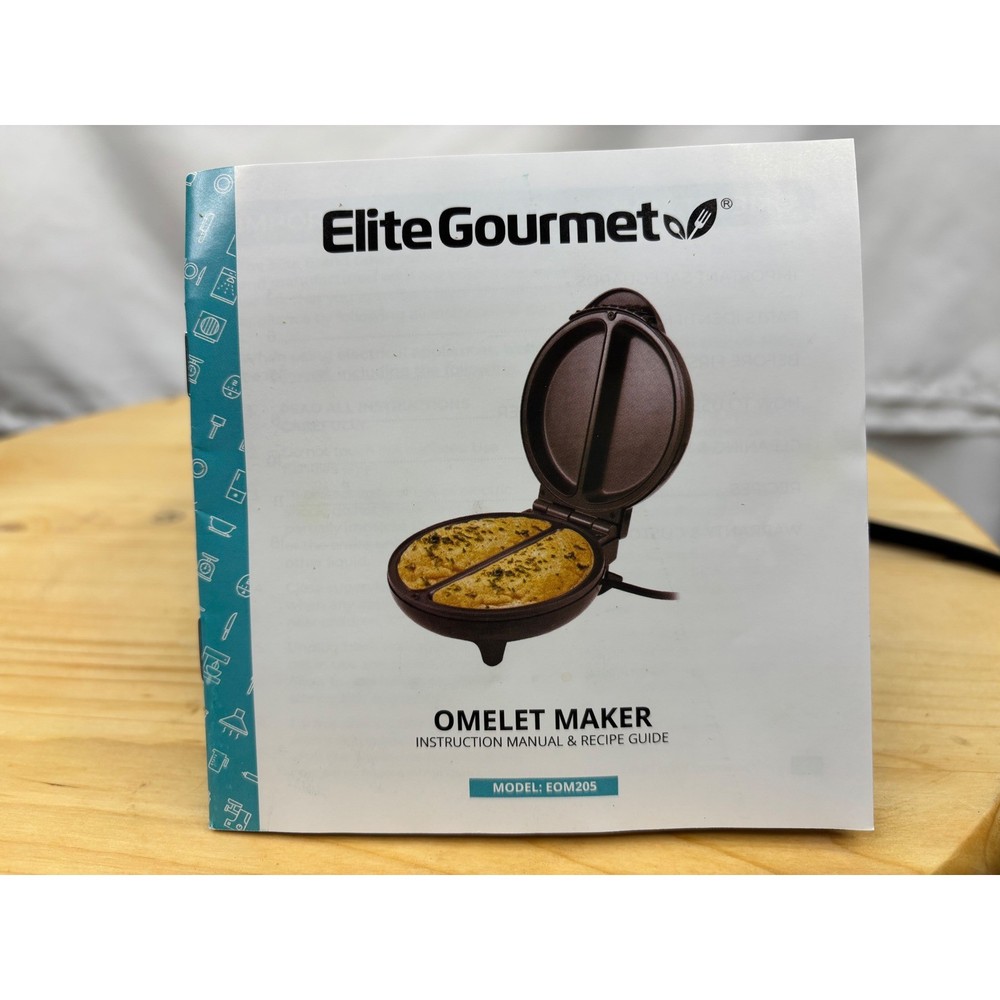 Elite Gourmet EOM205 Non-Stick Omelet Maker