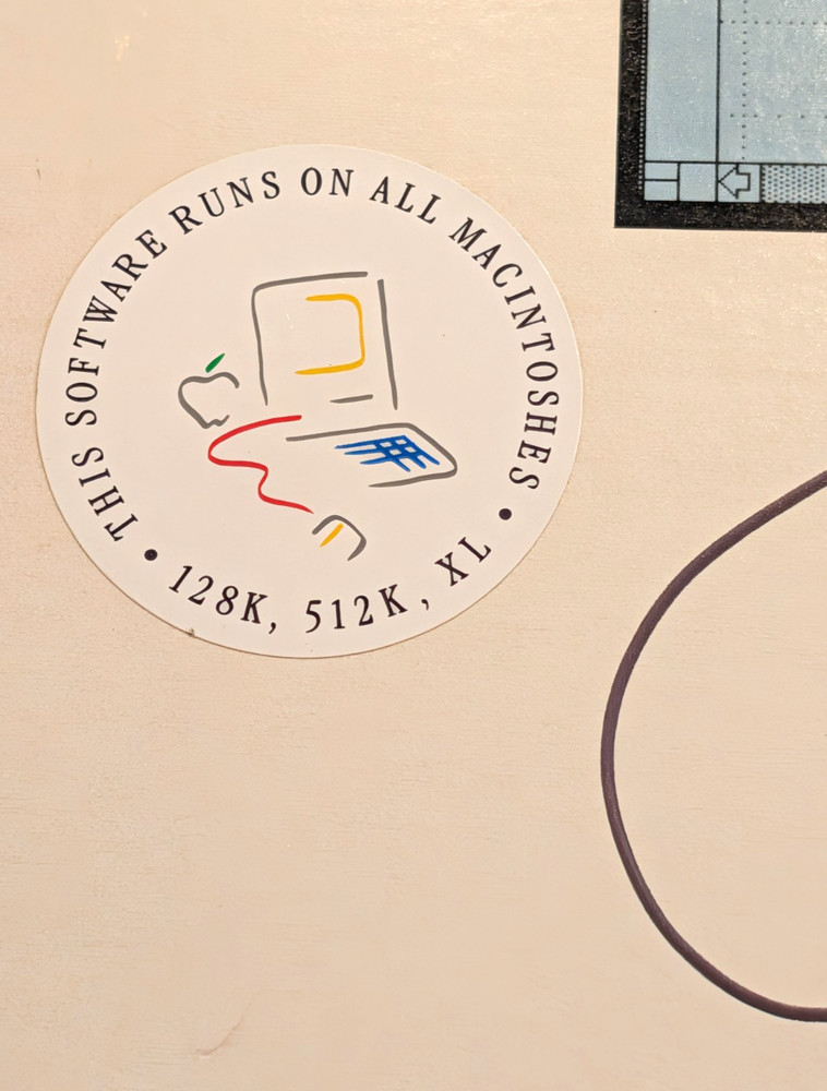 Vintage Software Macintosh MacDraw - UNUSED