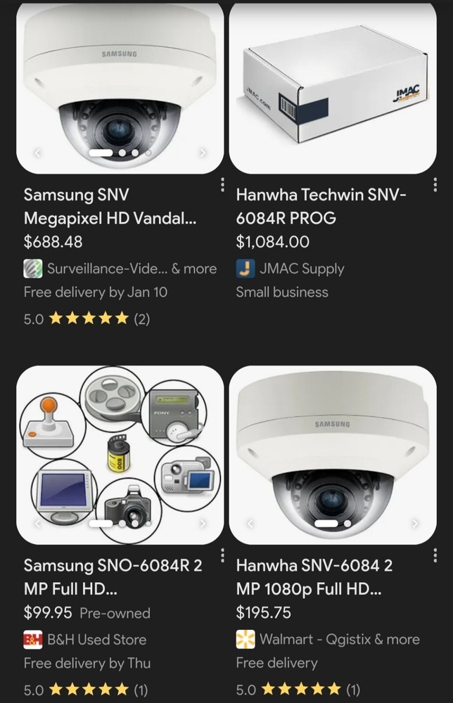 Wisenet Network Camera Model: OUTDOOR SNV-6084R