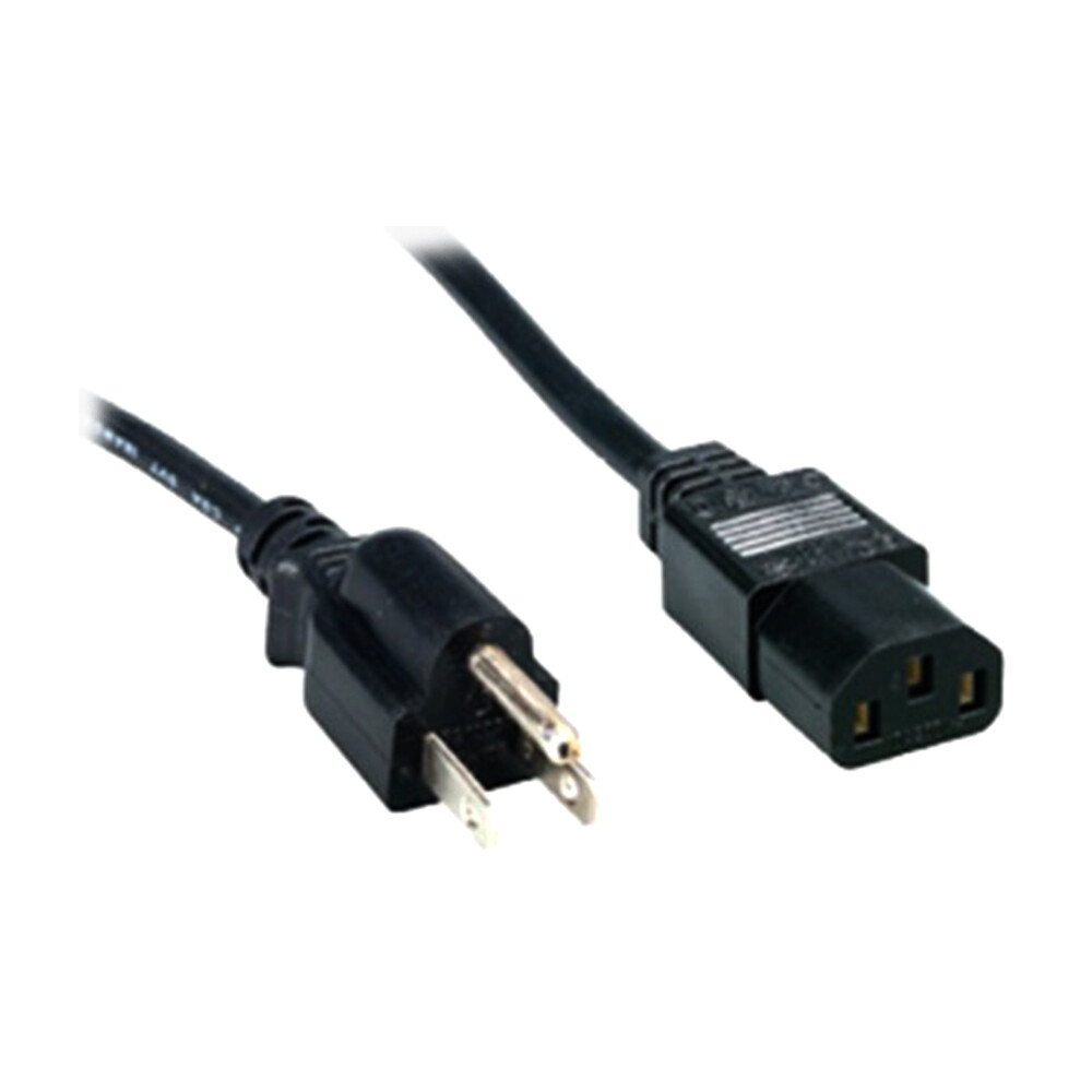 Comprehensive Standard PC Power Cord 3' (2-pieces)