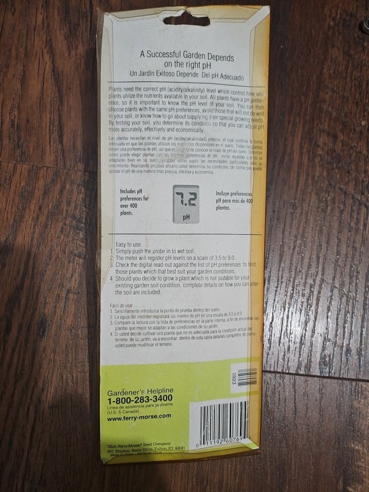 Digital soil ph meter