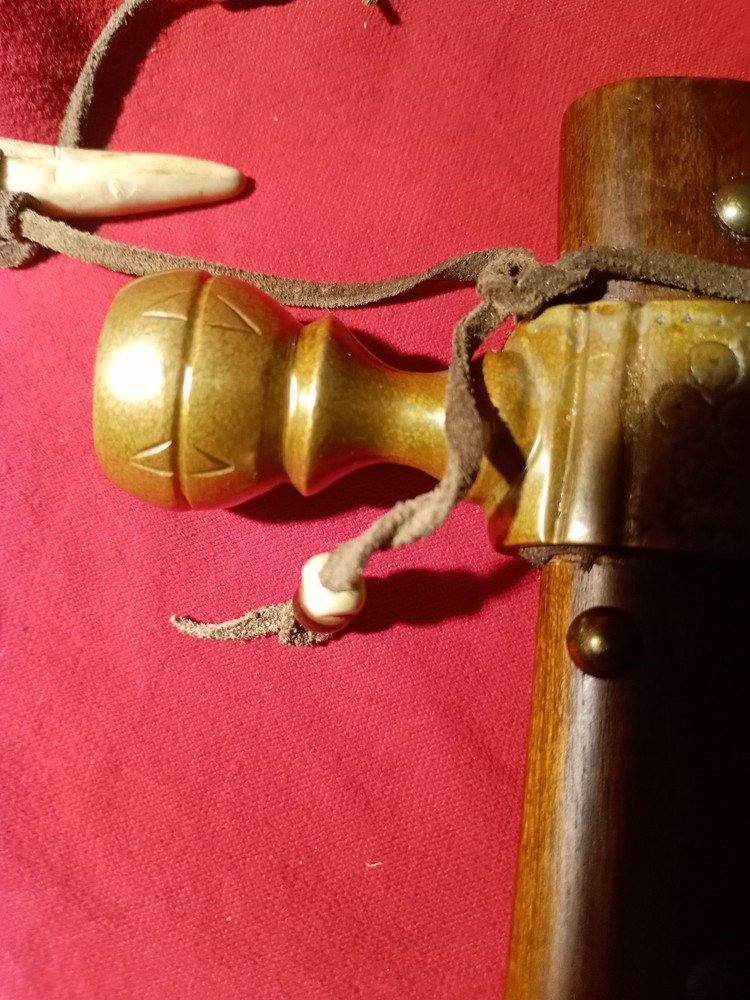 Brass Presentation Pipe Tomahawk
