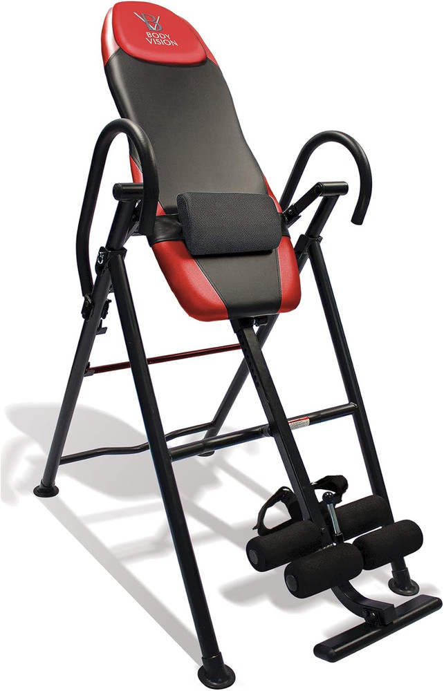 IT9550 Deluxe Inversion Table with Adjustable Head Rest & Lumbar Support Pad, -