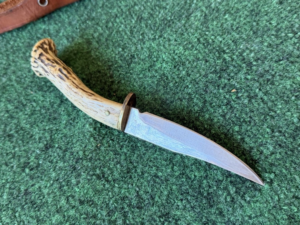 Antique Stag Handmade Knife