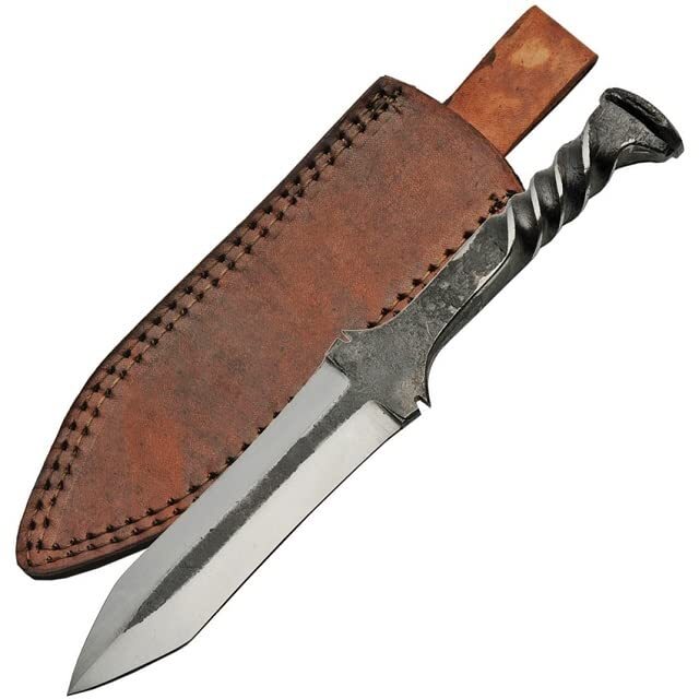 New Rite Edge Railroad Spike Dagger Fixed Blade Knife HS-4414