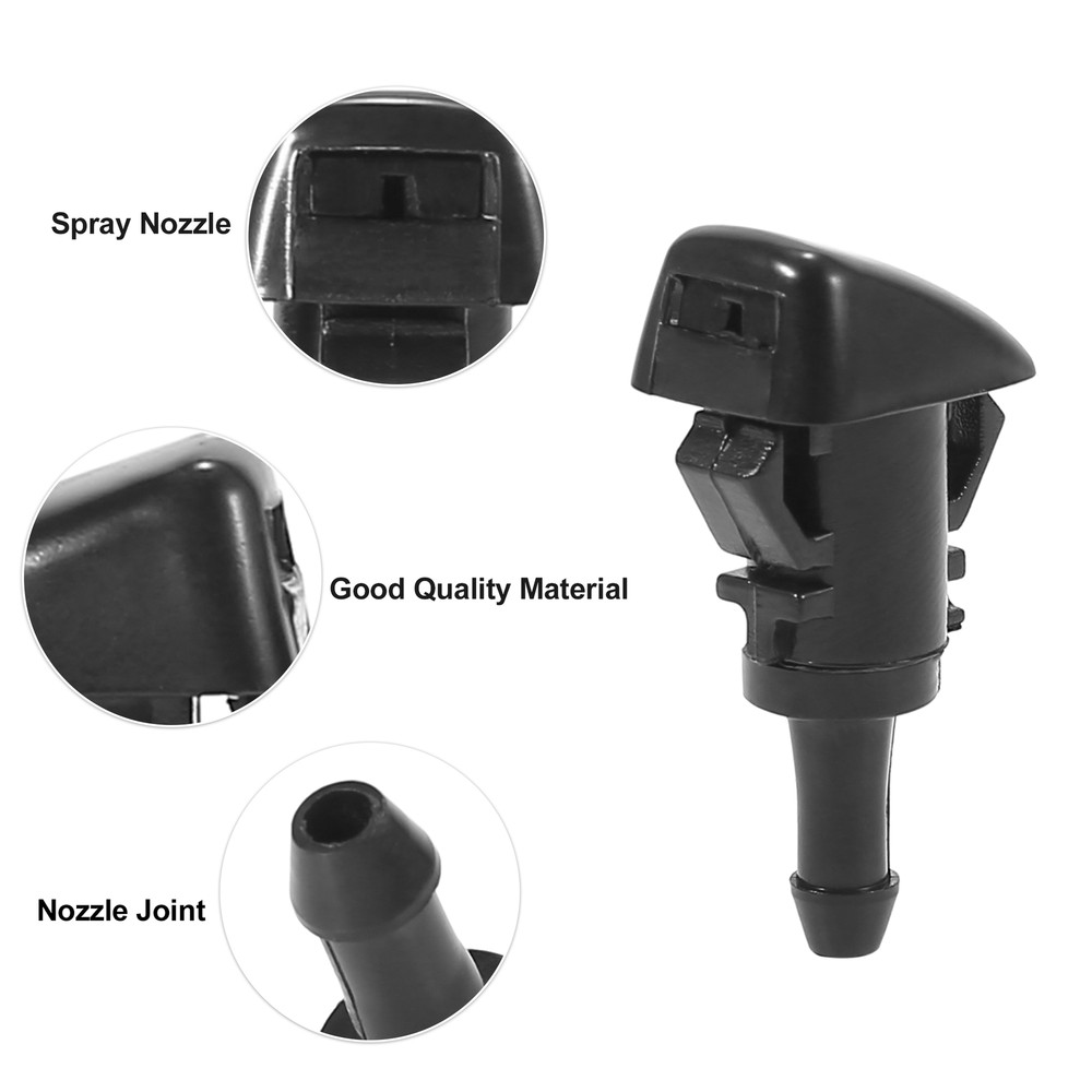 2Pcs Front Windshield Wiper Nozzles Jet for Mitsubishi Eclipse Galant 8265A048