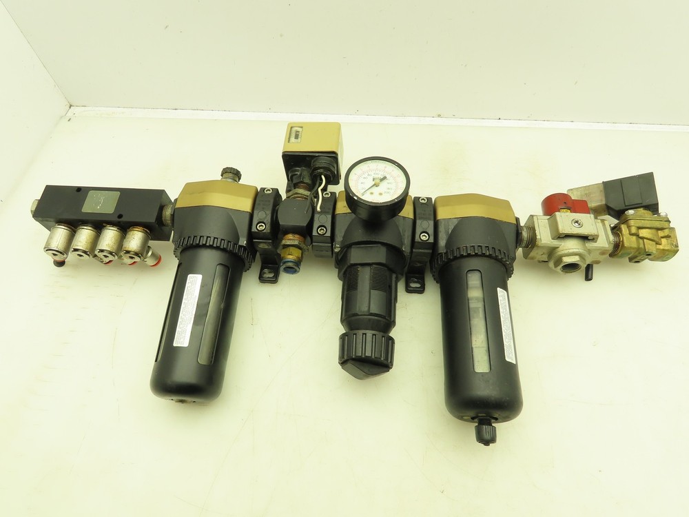 Ross MD451PSB42 Pneumatic Inline Lubricator Air Filter Regulator Assembly