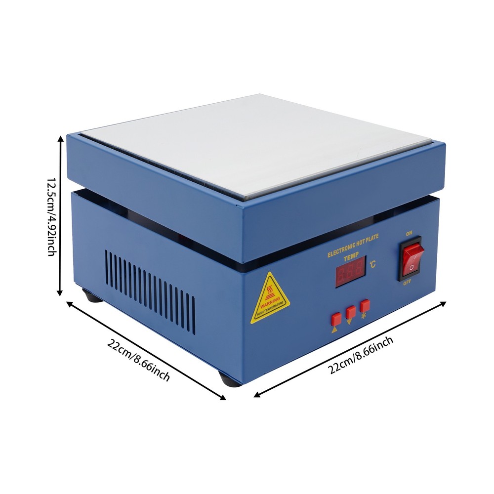 High-Performance Electronic Hot Plate with Precise Temperature Control
