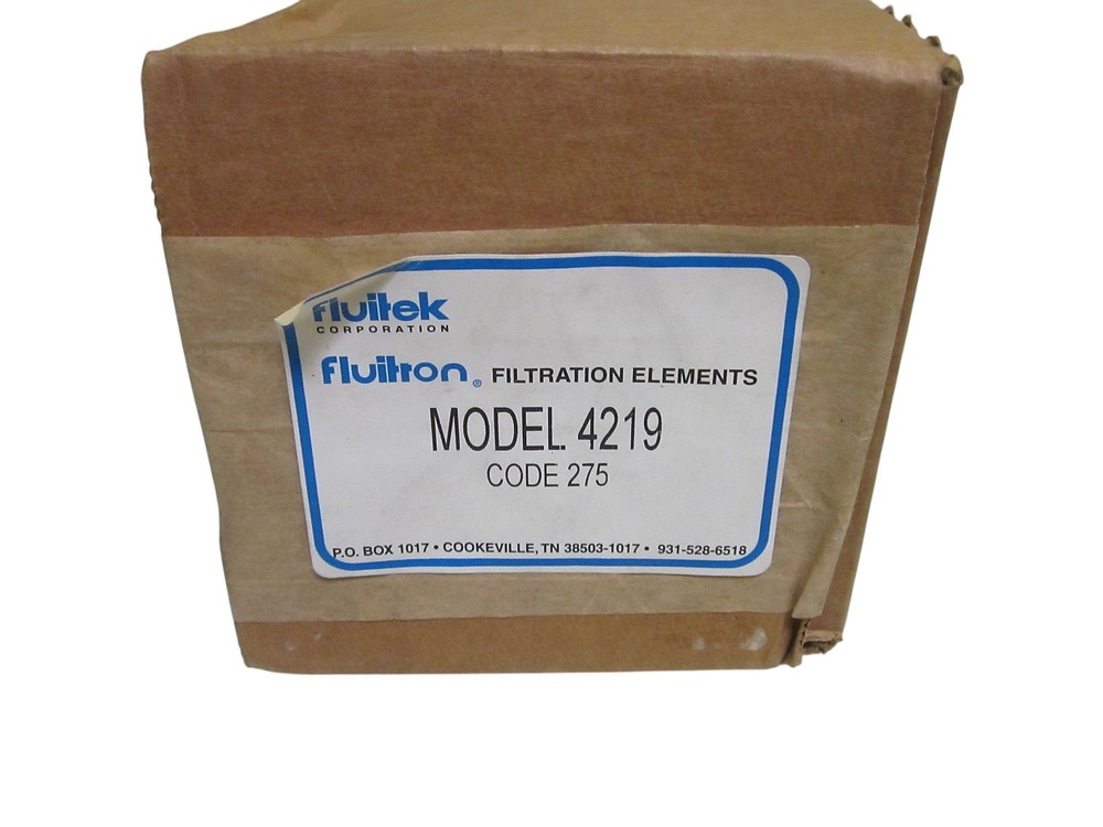 FLUITRON 4219 CODE 275 FILTER NSMP