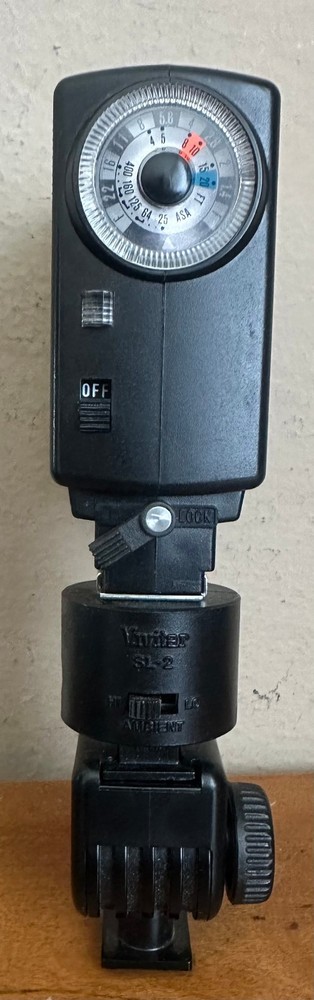 Vivitar 252 Auto Camera Flash w/SL-2 Flash Light Slave Remote Trigger & AC Power