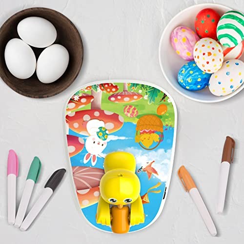 Easter Egg Decorating Kit, Chick Easter Eggs Decorating Kit Spinner Coloring