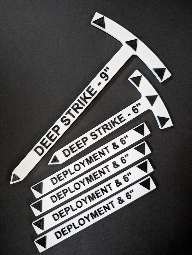 40K Deep Strike & Deployment Zone Marker Set