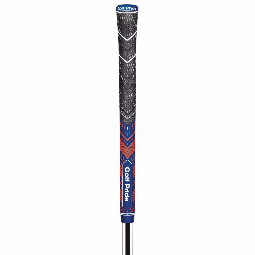 Golf Pride MCC Plus 4 Teams Golf Grips - Std, Navy/Orange