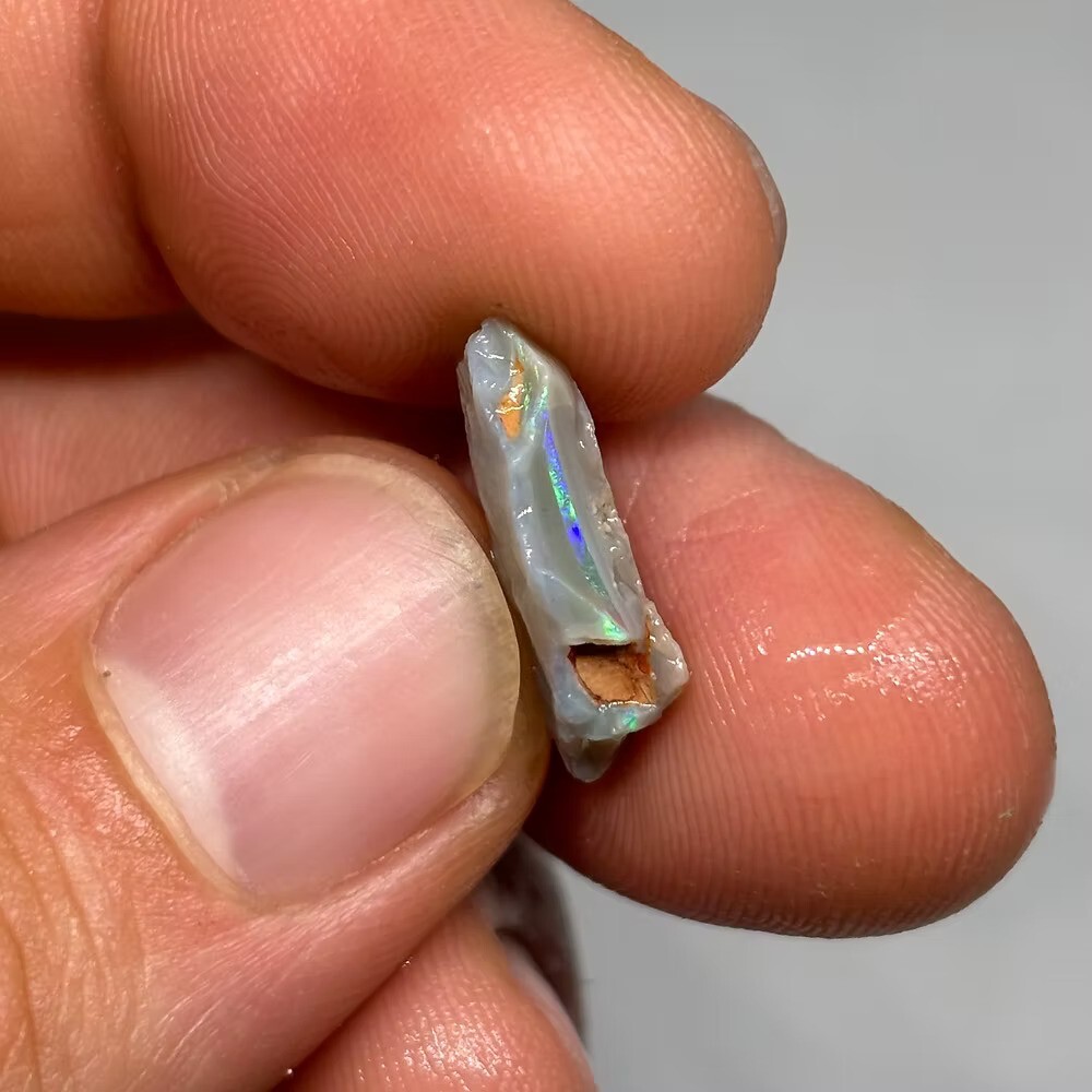Bright Colorful Uncut Australian Lightning Ridge Opal Parcel