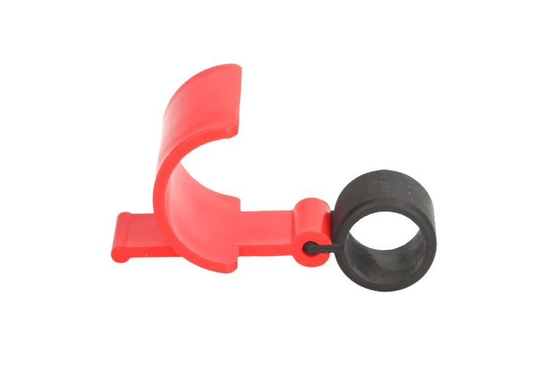 Brake lock (colour Black - Red, rubber - plastic) Front