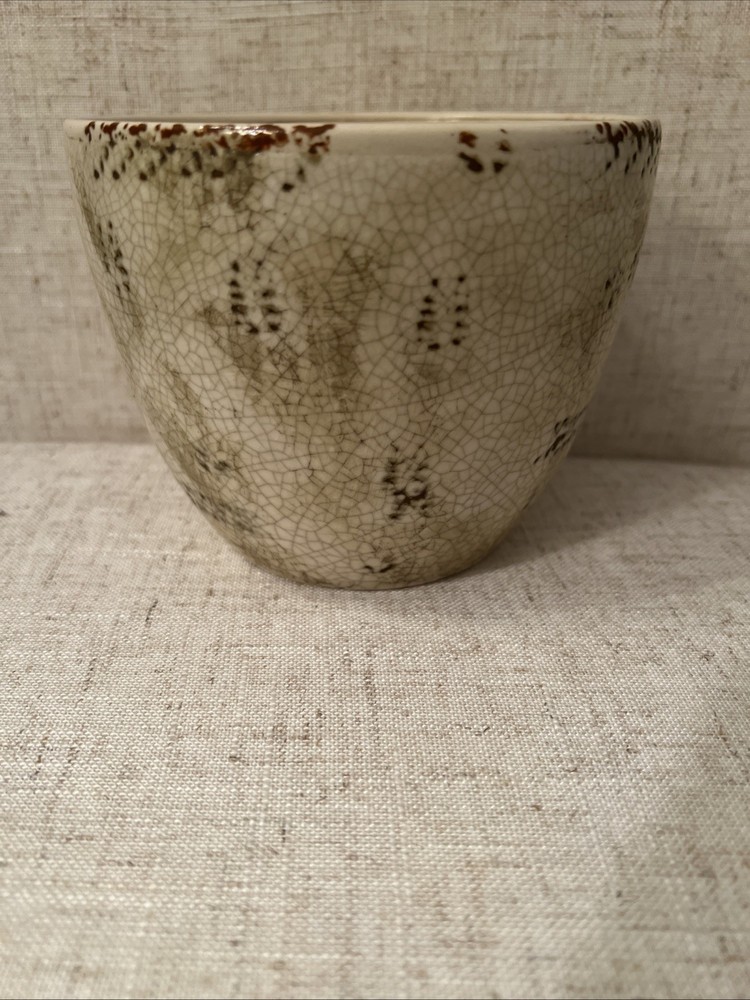 Transpac Collections Ceramic Bird Planter Container Farmhouse Decor