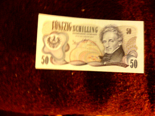 1970     50  schillings    AUSTRIA      UNC