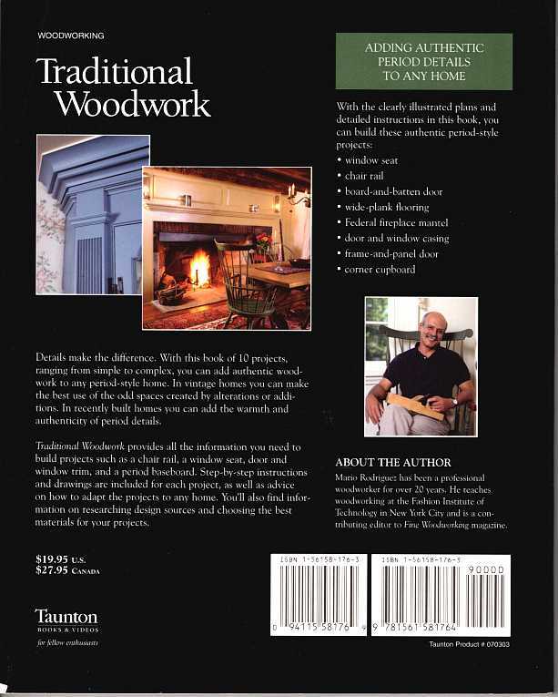 WOODWORK Traditional INSTRUCTIONS Book for adding Authentic PERIOD DETAILS