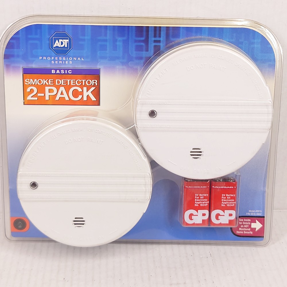 Kidde / ADT Professional Series Basic Smoke Detector 2-Pack for Home