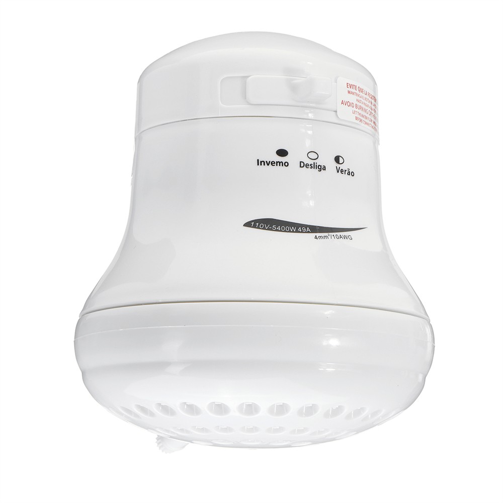 5400W 110V Electric Shower Head Instant Water Heater 3 Temperature Control +Hose